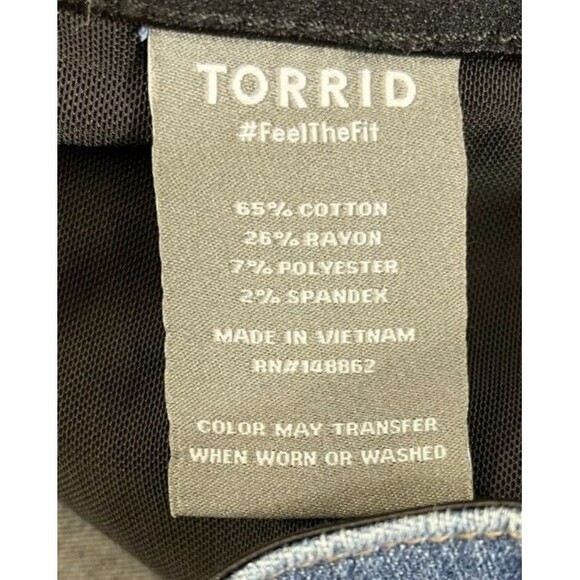 NEW Torrid Jeans Bombshell Skinny Women's 26S Premium Stretch High Rise 44x24 - Picture 14 of 14